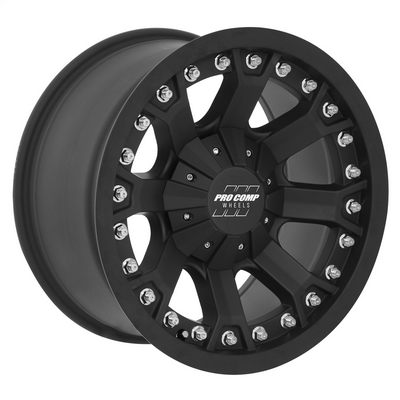 Pro Comp 33 Series Grid, 17x9 Wheel with 5 on 5 Bolt Pattern - Matte Black - 7033-7905